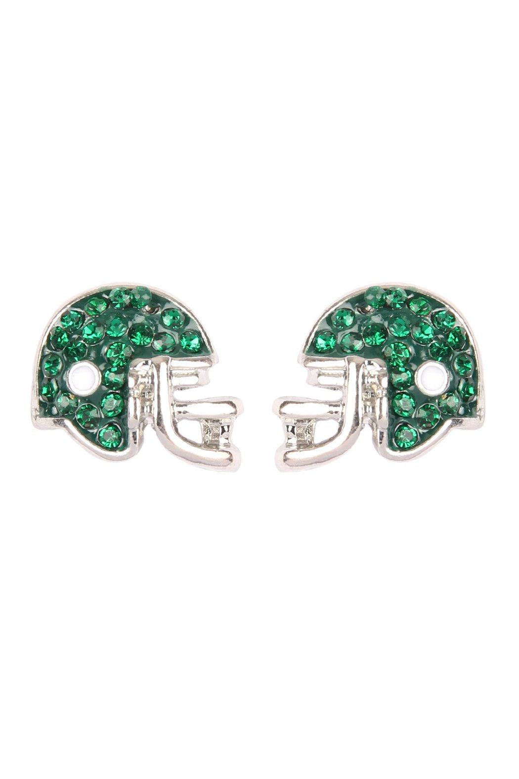 Football Helmet Epoxy Earrings - 6 COLORS -