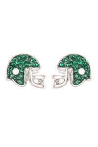 Thumbnail for Football Helmet Epoxy Earrings - 6 COLORS -