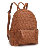 Thumbnail for Shomico - Woven Backpack Purse for Women - Camel - 1 COLOR -