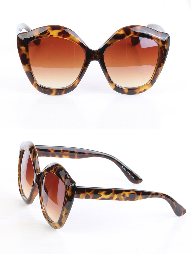 Tortoise Oversized Beach-Life Sunglasses - 1 COLOR