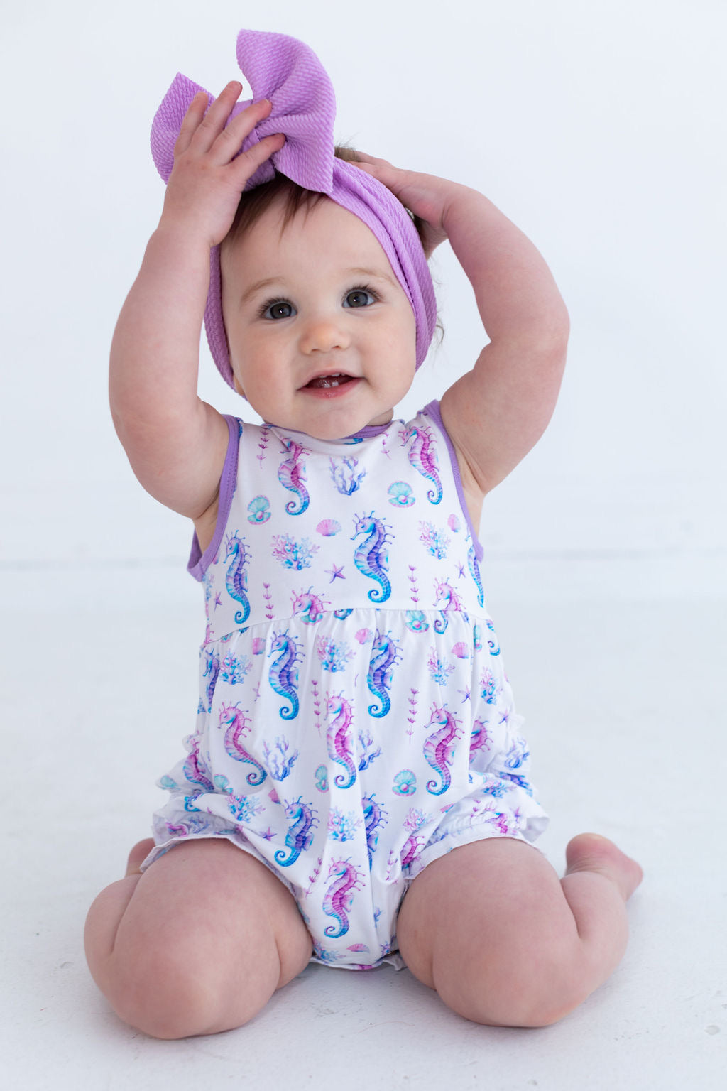 Eclipse Kids - Bubble Romper - Seahorse -