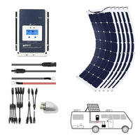 Thumbnail for ACOPOWER - 550 Watts Flexible Solar Marine Kit , 50A MPPT Charge Controller -