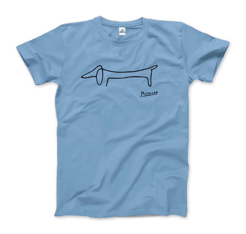 Pablo Picasso Dachshund Dog (Lump) Artwork T-Shirt - 6 COLORS