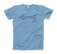 Thumbnail for Pablo Picasso Dachshund Dog (Lump) Artwork T-Shirt - 6 COLORS