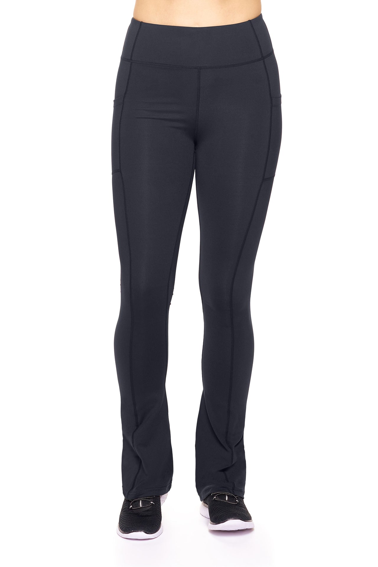 Women’s High-Waist Flare Legging W/Cell Pockets - 2 COLORS