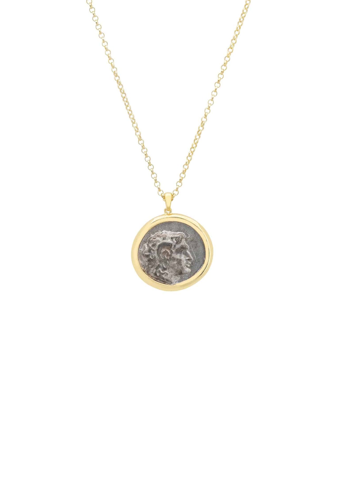 LATELITA - The Greek Coin Necklace Gold -