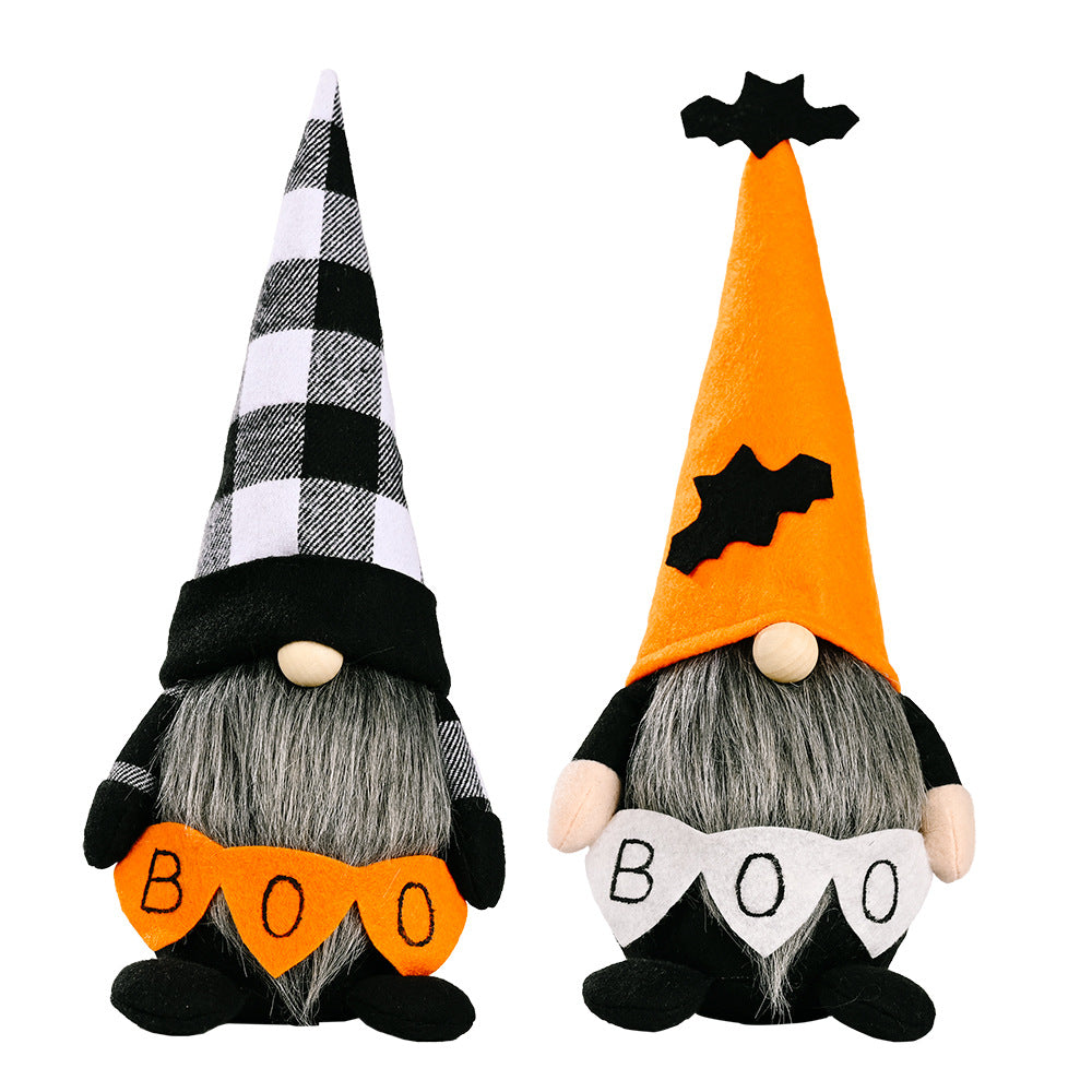 BOO Pointed Hat Gnome - [5-10 DAY DELIVERY] - 11.8" - T - 2 TYPES -