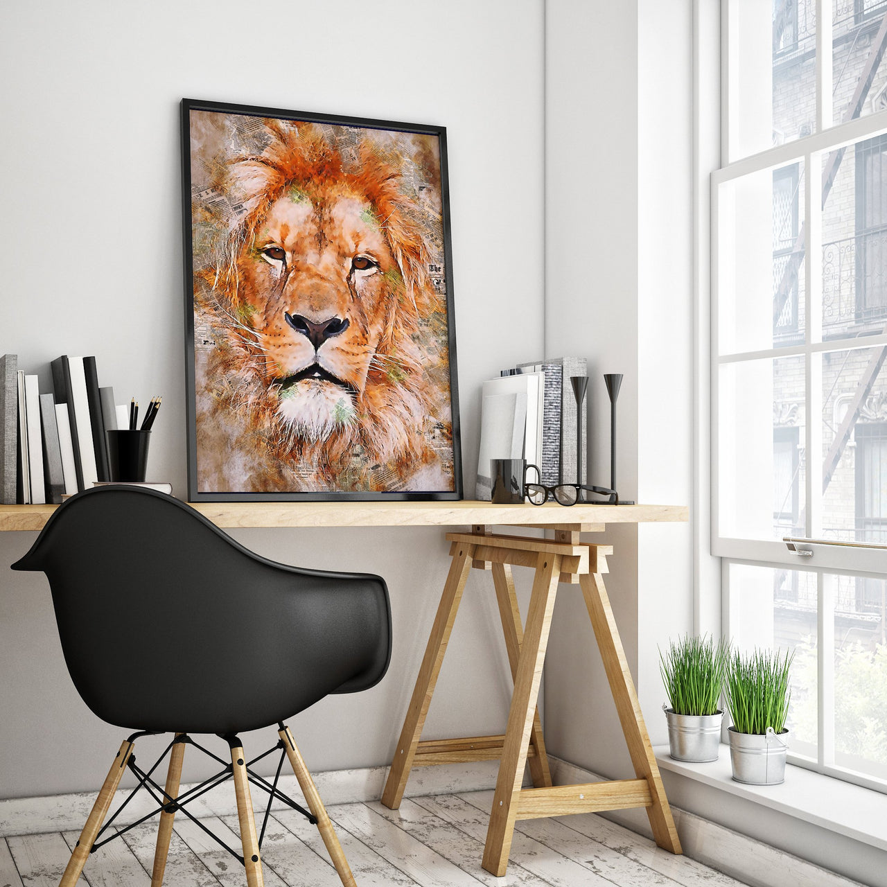 Lion - Poster - USA Printed - 4 SIZES -