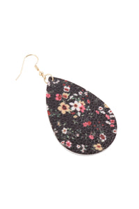 Thumbnail for Floral Printed Pear-Shaped Earrings - 7 COLORS -