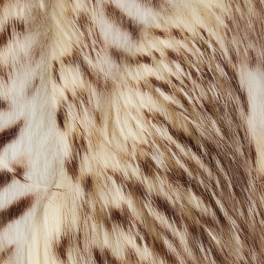 Porcupine Beige Faux Fur Luxury Throw - 14 SIZES -