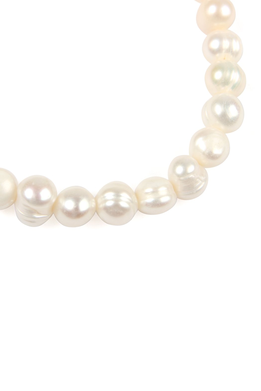 Glass Coated Fresh Pearl Stretch Bracelet - 6 COLORS