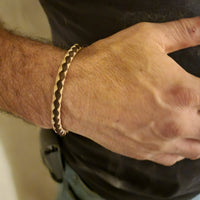 Thumbnail for Stainless Steel Weaved Cork Bracelet -