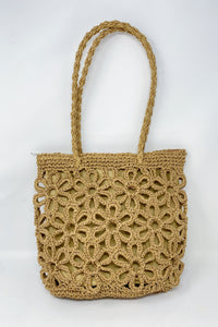 Thumbnail for Ellison & Young - Hand Made Muted Floral Tote - 1 COLOR -