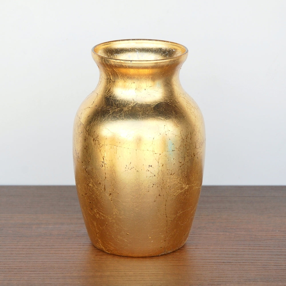 GILT - 7" Gold Flower Vase -