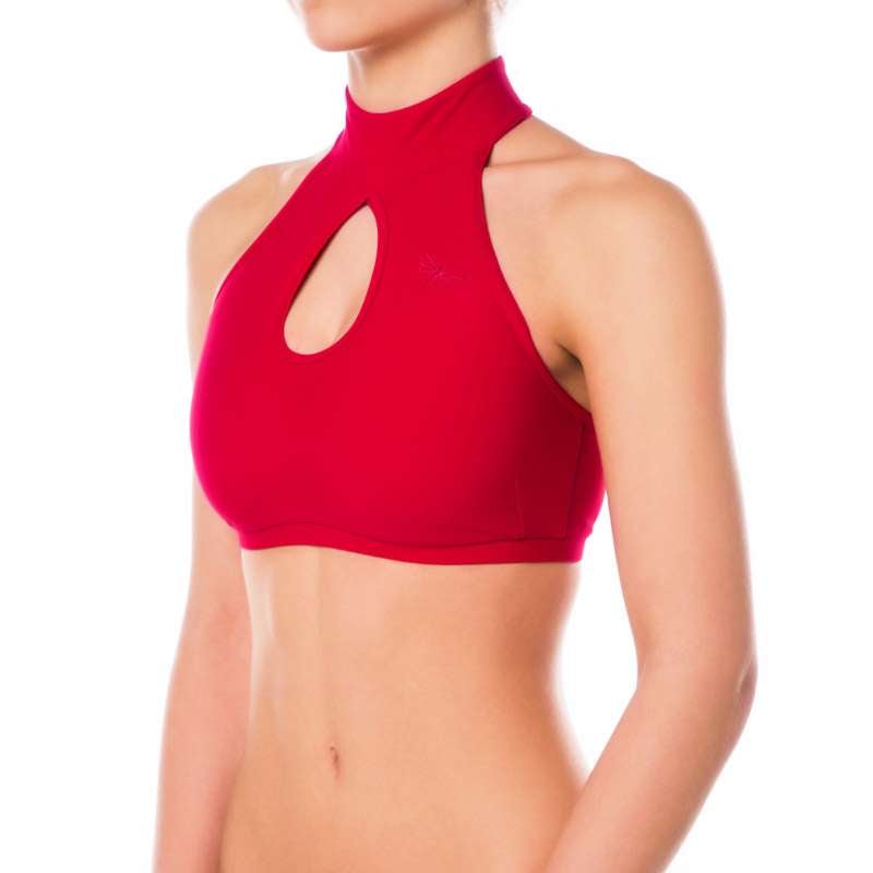 Dragonfly - High Neck Sports Bra Terri - 10 COLORS -