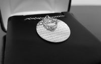 Thumbnail for Sincerely Silver - Words of Love Necklace - ADD YOUR PERSONAL MESSAGE! (AT CHECKOUT) -