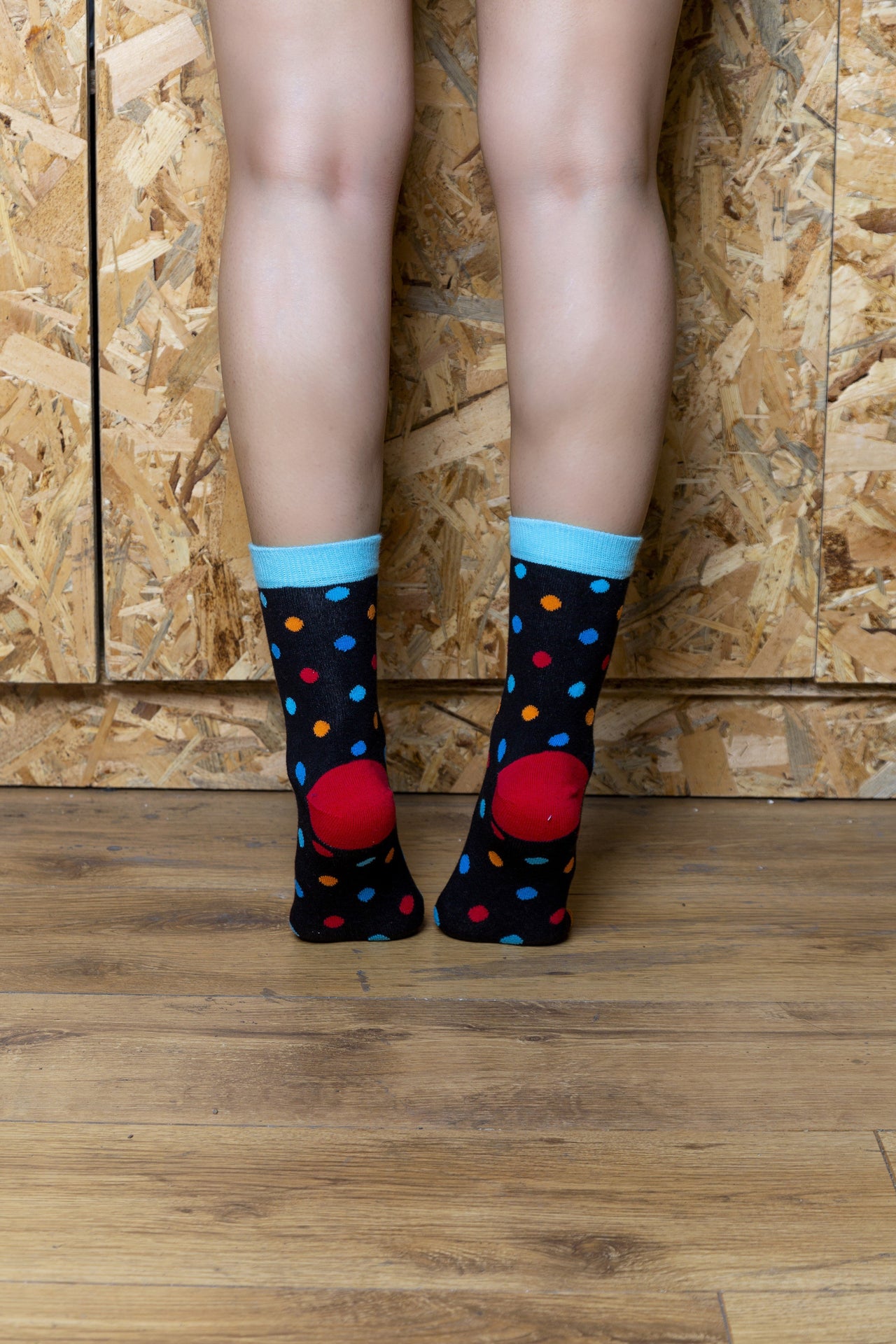 Women's Black Sky Dot Socks - 1 COLOR -