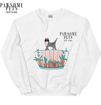 Thumbnail for Sweatshirt - Cat With Plants - 7 COLORS -