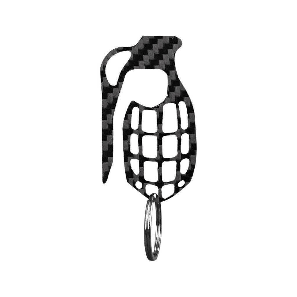 Simply Carbon Fiber - Real Carbon Fiber Grenade Shaped Key Holder -