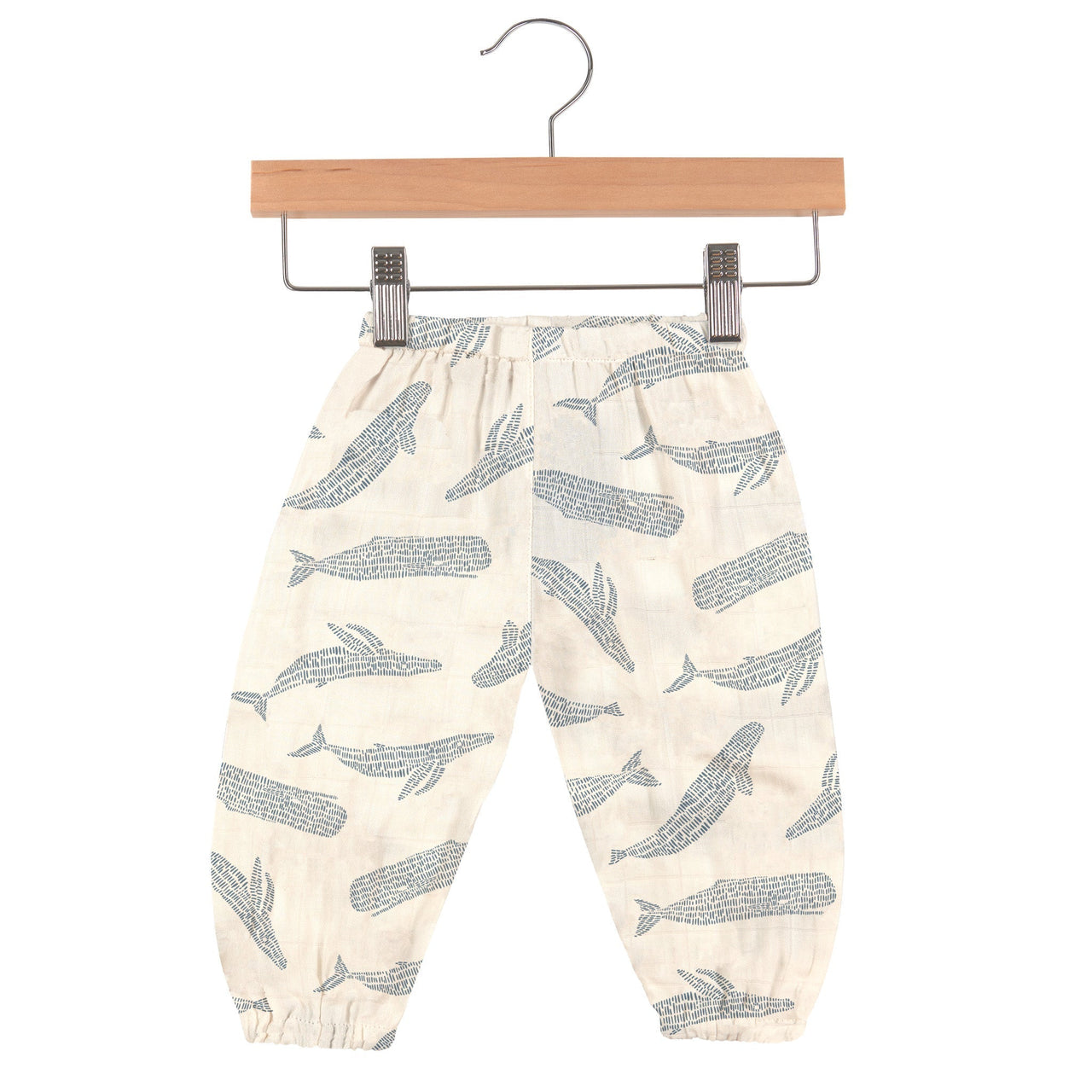 Newcastle - Blue Shadow Whales Bamboo Newcastle Mini Pants -