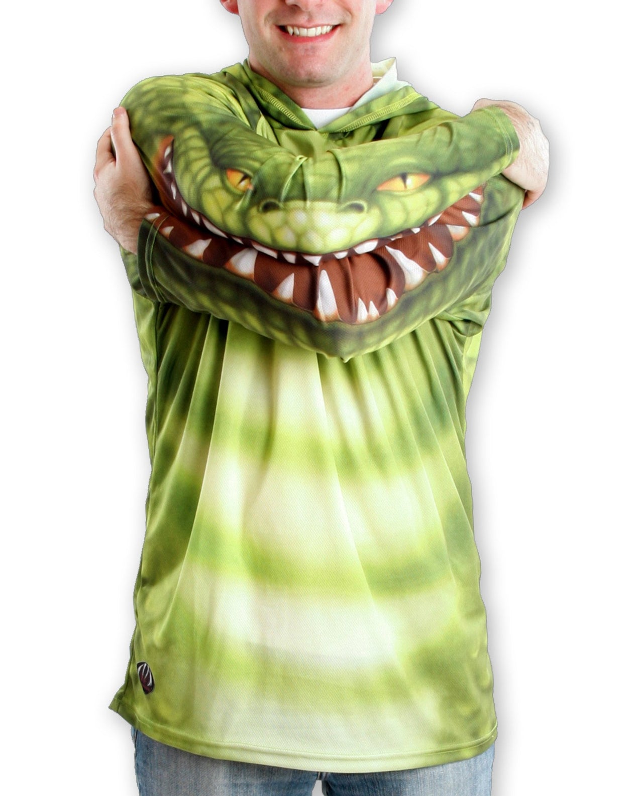 Mouthman - ALLIGATOR Hoodie Chomp Shirt - ADULT SIZES AVAILABLE! - 13 SIZES -