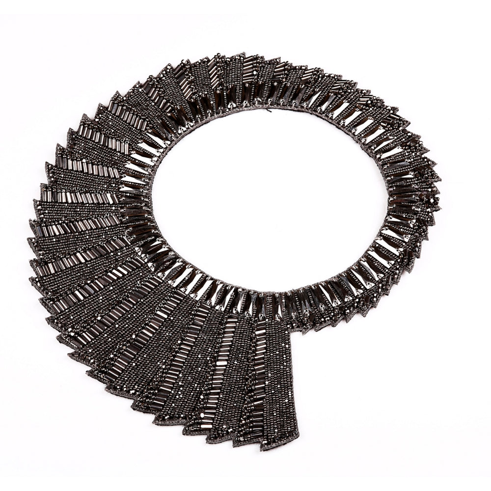 BEGADA - Gun Metal Signature Revolving Neckpiece -