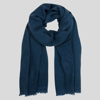 Thumbnail for Slate & Salt - Navy Handloom Cashmere Scarf - 1 COLOR -