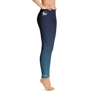 Thumbnail for FYC - Women's All Day Comfort Blue Coast Full Length Leggings - 1 COLOR -