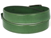 Thumbnail for PAUL PARKMAN - Men's Leather Belt Hand-Painted Green -