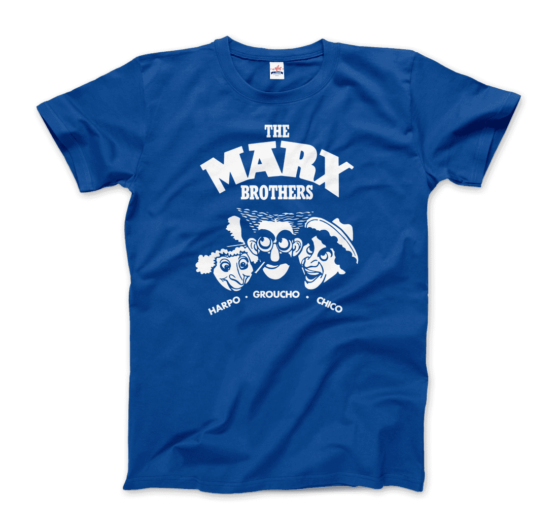 The Marx Brothers, Harpo, Groucho and Chico T-Shirt - 5 COLORS -