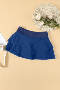 Thumbnail for Elastic Waist Swim Skirt - T - 1 COLOR -