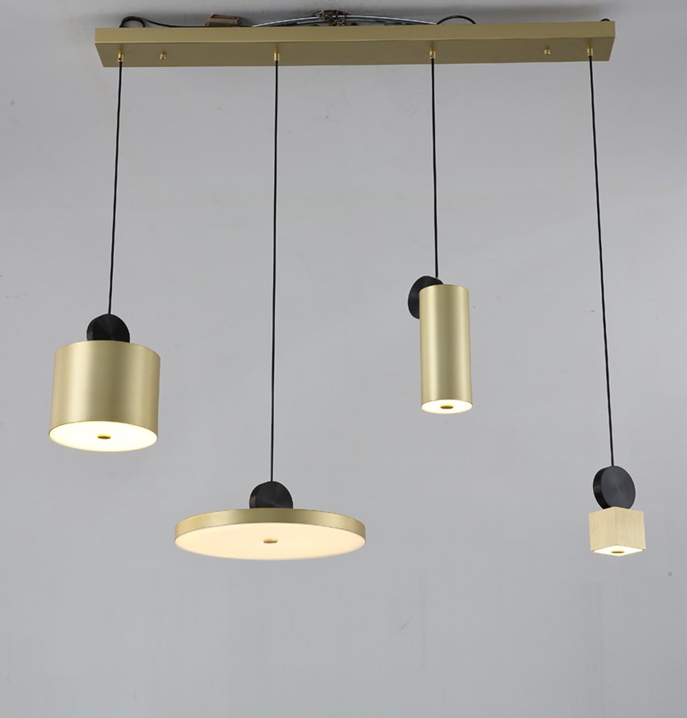 GFURN - Synnove Pendant Lamp - Rectangular Canopy - Circular+Cube+Cylinder+Round -