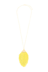 Thumbnail for Riah Fashion - Tassel Pendant Dainty Necklace - 34 COLORS -