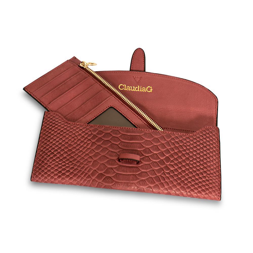 ClaudiaG - Wealthy Leather Wallet - Red - 1 COLOR -