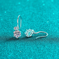 Thumbnail for 2 Carat Moissanite 925 Sterling Silver Earrings