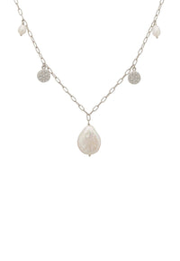 Thumbnail for LATELITA - Enya Pearls and Sparkles Necklace Silver -