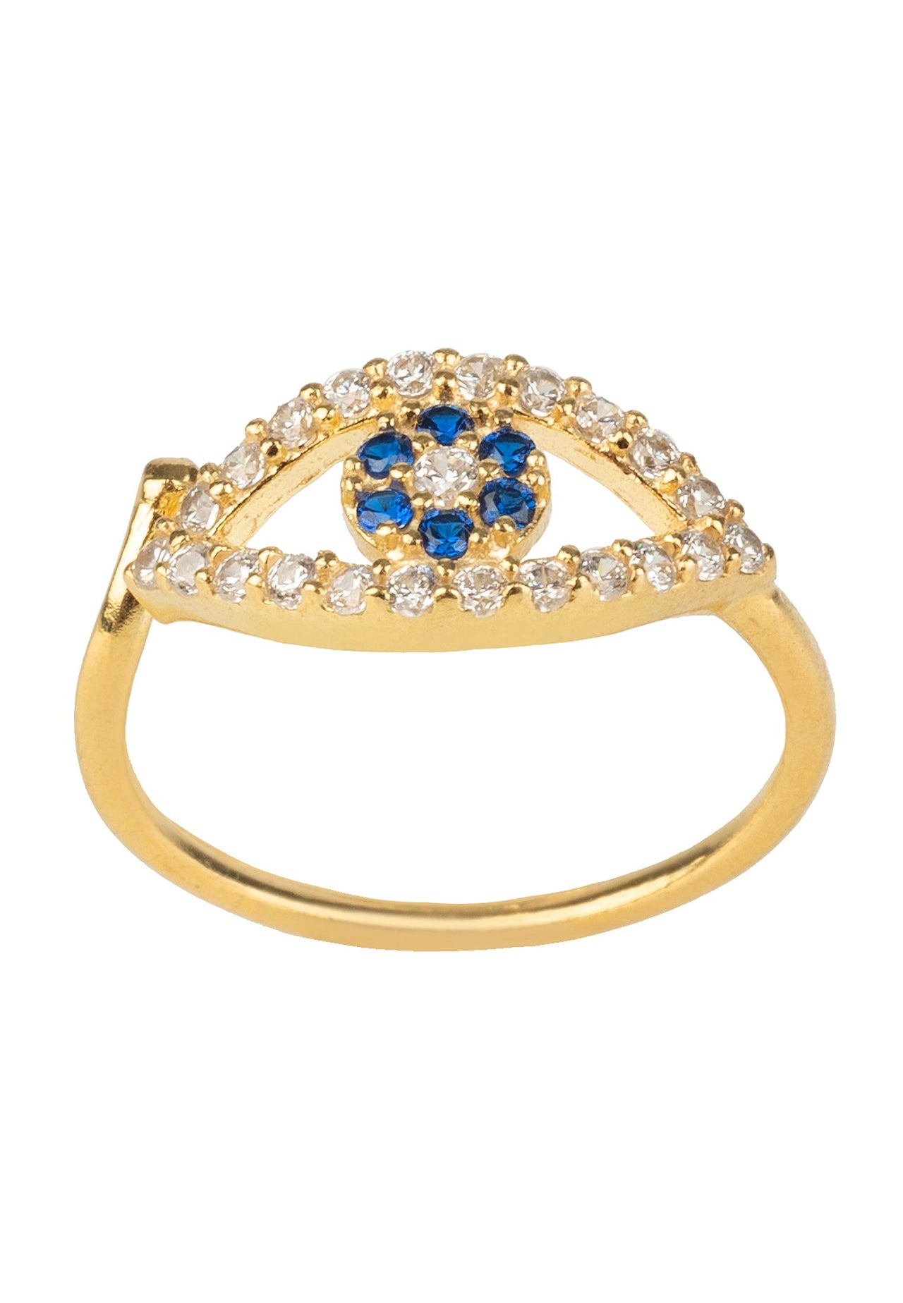 LATELITA - Wisdom Eye Midi Pinky Ring Gold -