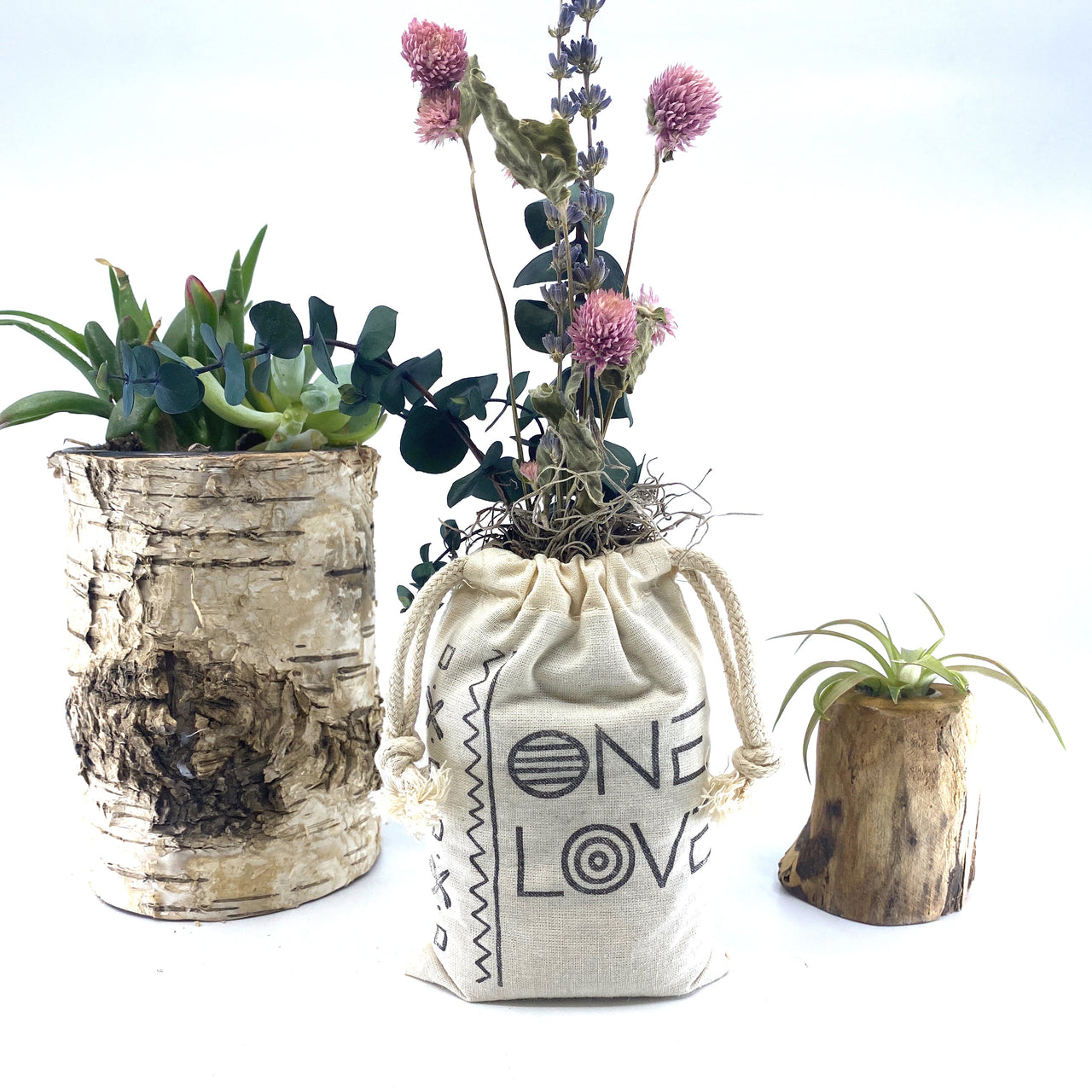 Sunsum - Sack of Flowers, One Love, Organic, Dried Flower Bouquet - 5 TYPES -