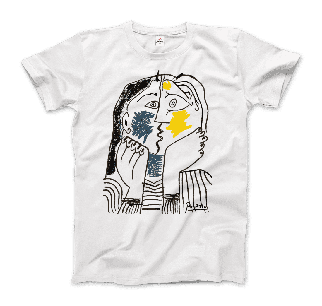 Pablo Picasso the Kiss 1979 Artwork T-Shirt - 5 COLORS -