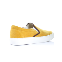 Thumbnail for Suede Slip on Sneaker (Mustard)