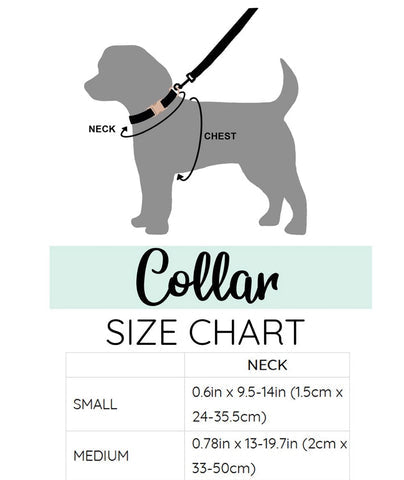 Dog & Cat Collar - Jeans Blue With Red -