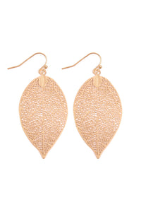 Thumbnail for Leaf Filigree Earrings - 5 COLORS -