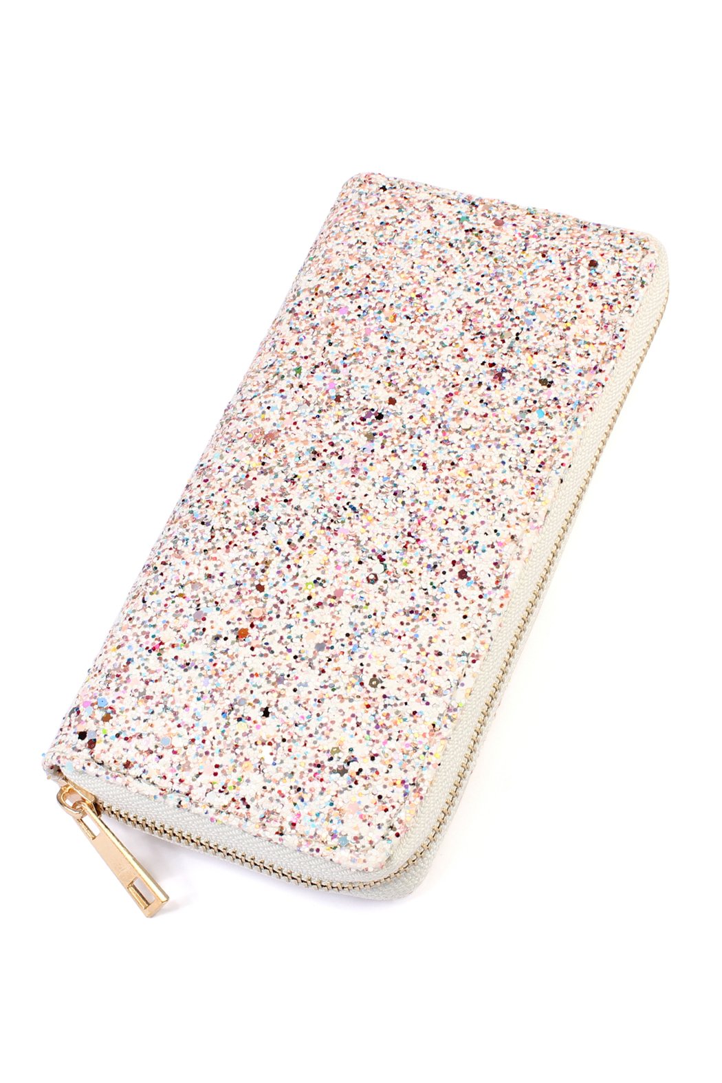 Glitter Zipper Wallet - 8 COLORS -