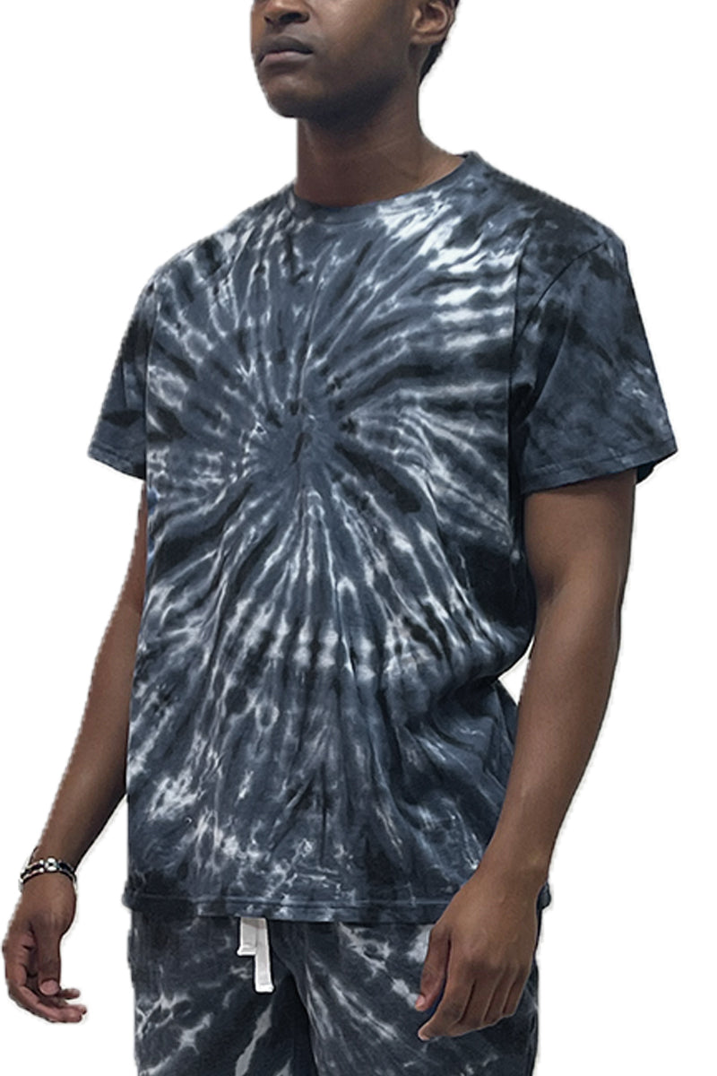 Swirly Cotton Tye Dye Tshirt - 1 COLOR -