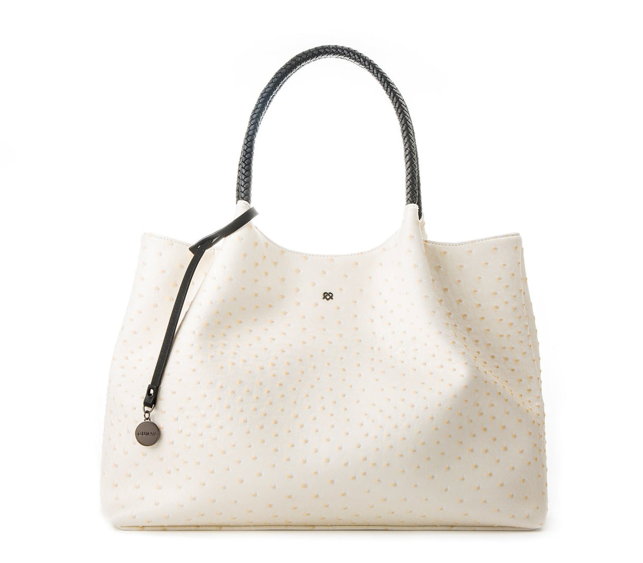 GUNAS NEW YORK - Naomi - White Vegan Leather Tote Bag - 1 COLOR -