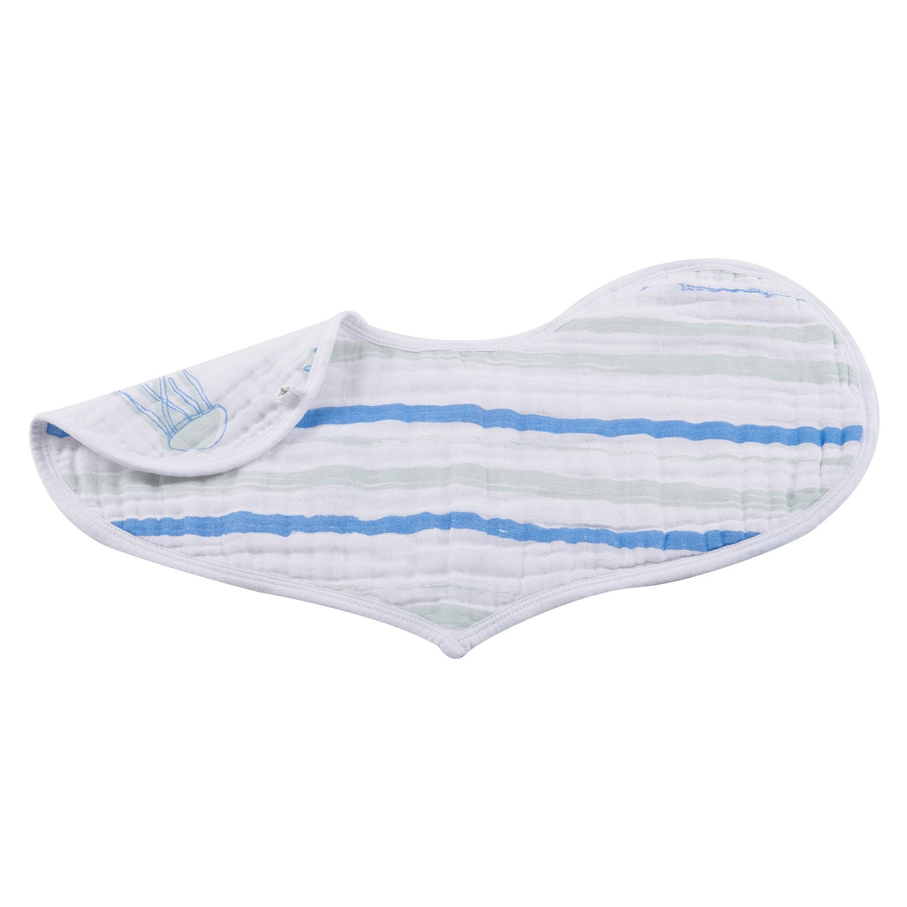 Newcastle - Ocean Cotton Heart Bib 2PK -