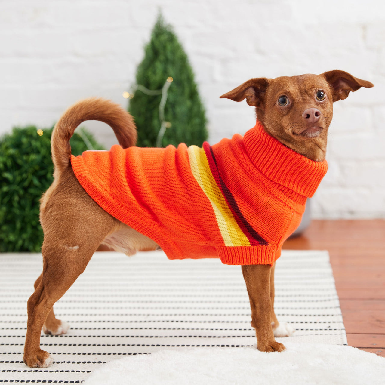 Retro Sweater - Orange - 9 SIZES - 1 COLOR -