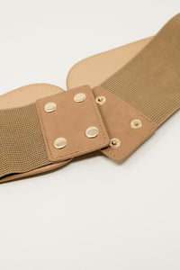 Thumbnail for Q2 - Camel Belt With Adjustable Elastic Band - 1 COLOR -