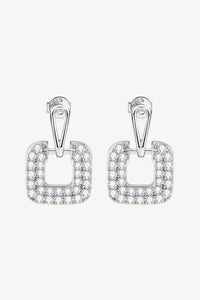 Thumbnail for 1.68 Carat Moissanite 925 Sterling Silver Drop Earrings