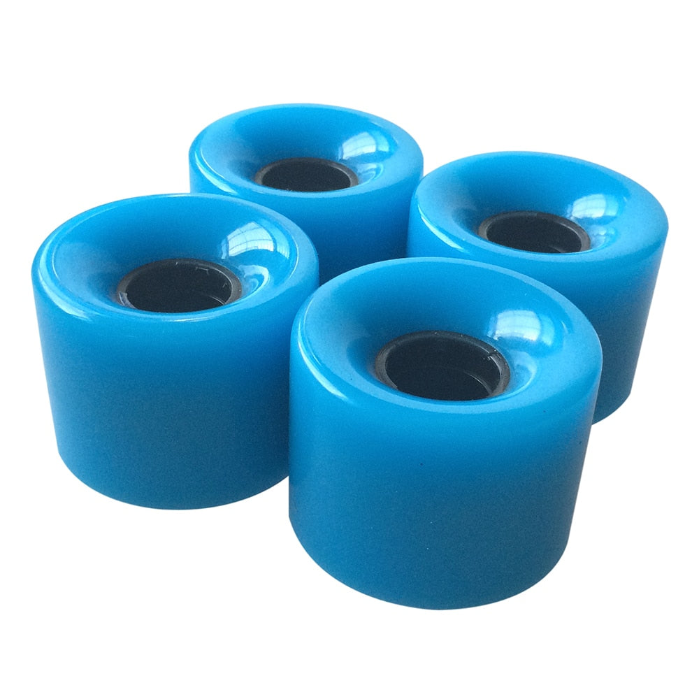 4pcs/Set Cruiser Skateboard Wheels Blank Pro 60X45 Mm Longboard Wheel Fit 22 Inch Plastic  Backpack Skate Board - [28 DAY DELIVERY] - 14 COLORS -